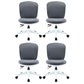 Ergonomische mid -back bureau stoel verstelbare Swivel Burey Chair met wielen
