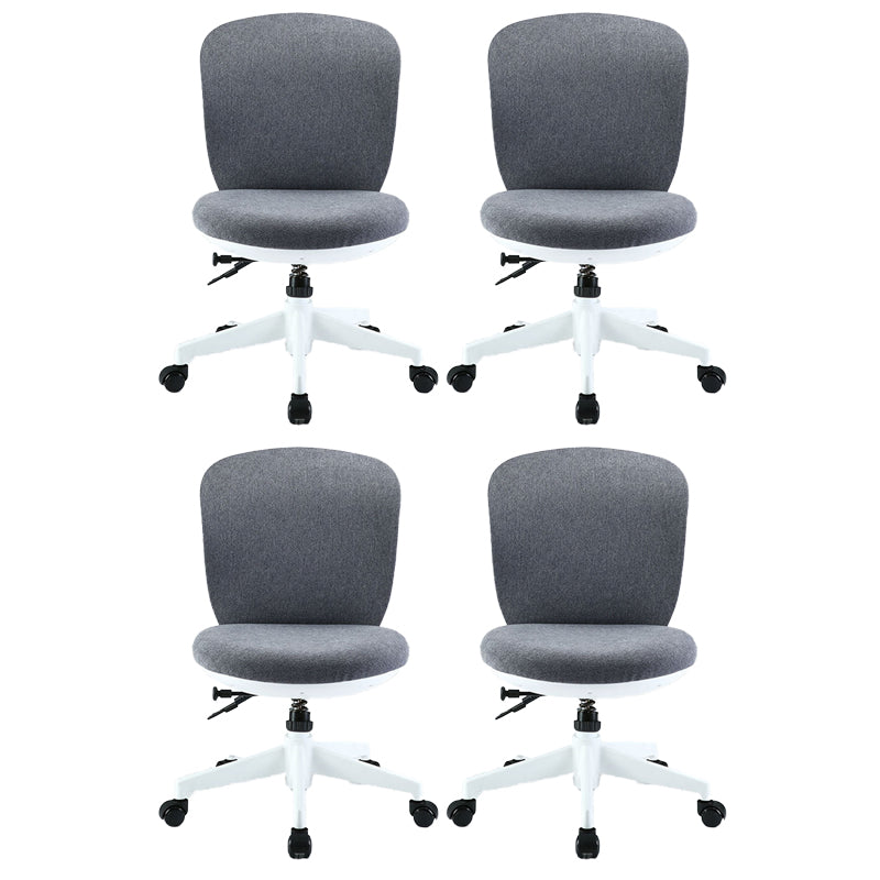 Ergonomische mid -back bureau stoel verstelbare Swivel Burey Chair met wielen