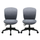 Ergonomische mid -back bureau stoel verstelbare Swivel Burey Chair met wielen