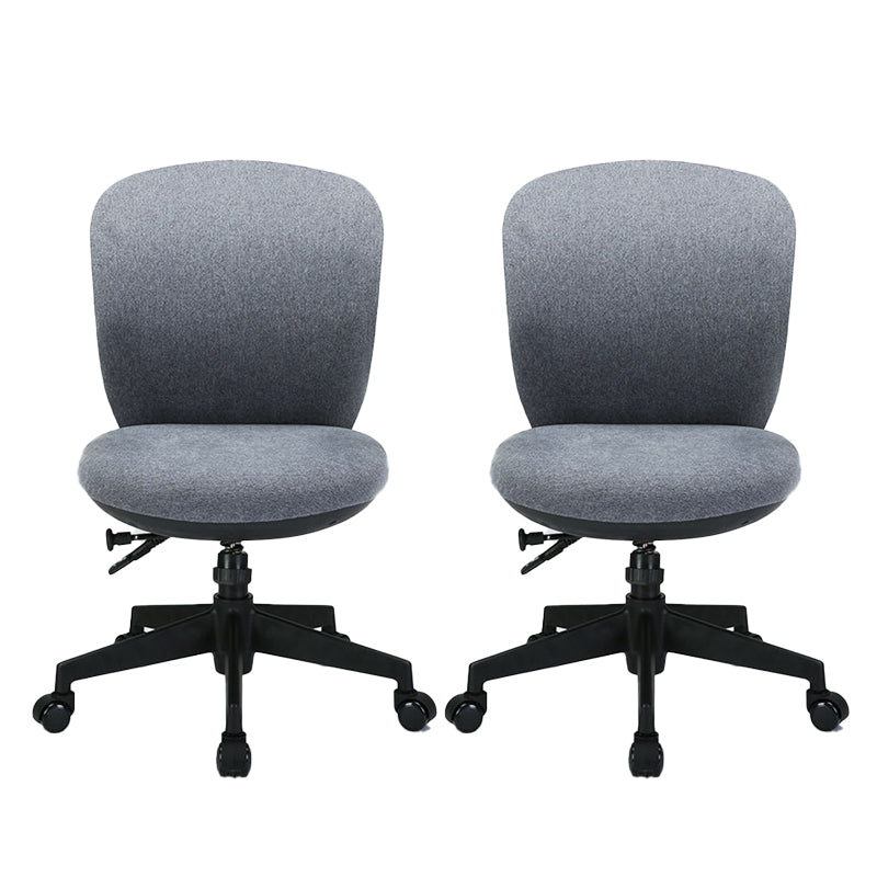 Ergonomische mid -back bureau stoel verstelbare Swivel Burey Chair met wielen