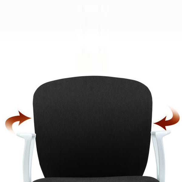 Ergonomische mid -back bureau stoel verstelbare Swivel Burey Chair met wielen