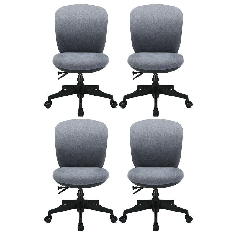 Ergonomische mid -back bureau stoel verstelbare Swivel Burey Chair met wielen