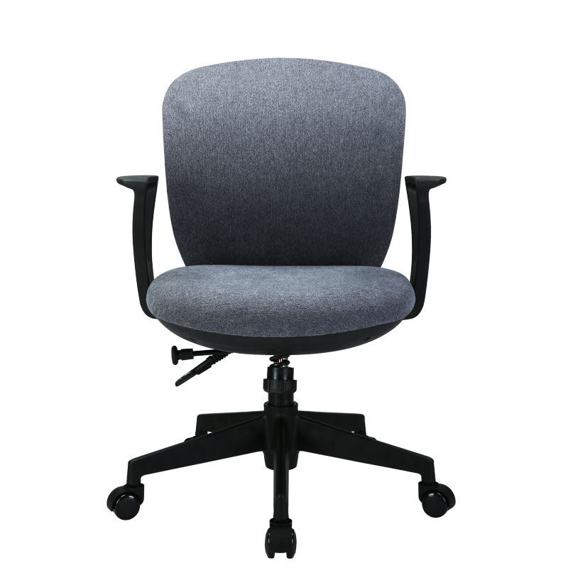 Ergonomische mid -back bureau stoel verstelbare Swivel Burey Chair met wielen