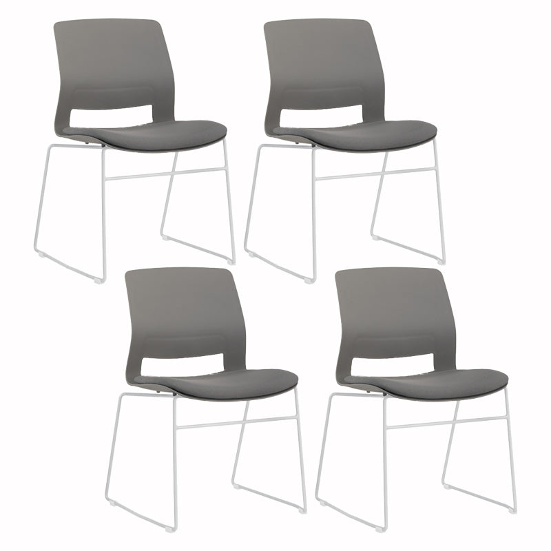 Zeitgenössischer armloser Amtstuhl No belastende ergonomische Stuhl