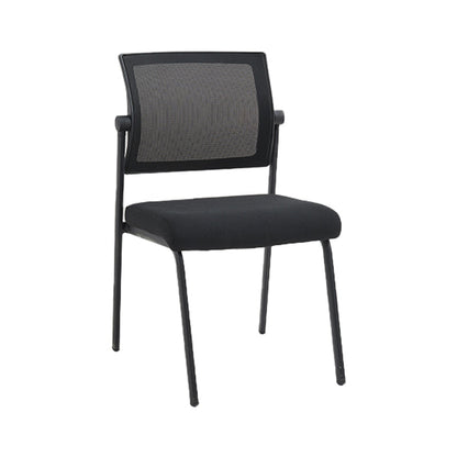 Armloze eigentijdse bureaustoel metalen frame katoenen stoel ergonomische stoel