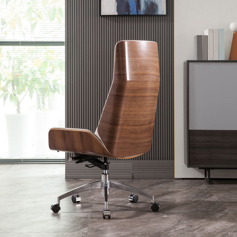 Moderner Armless Desk Stuhl Kunstleder High Back Office Stuhl