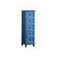 Coffre de rangement de style rétro, coffre de lingerie vertical en bois pour chambre à coucher