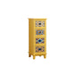 Coffre de rangement de style rétro, coffre de lingerie vertical en bois pour chambre à coucher