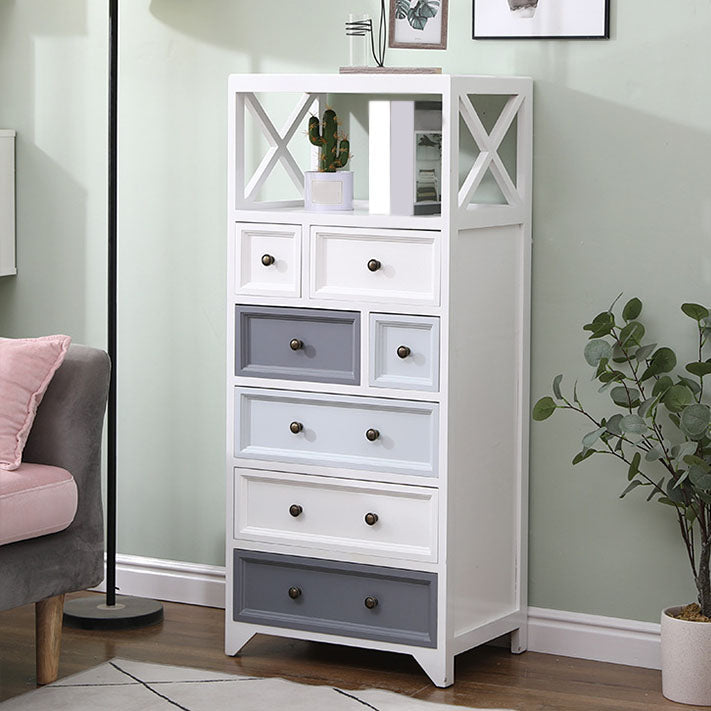 Retro Style Storage Chest Vertical Solid Wood Storage Chest Dresser for Bedroom Clearhalo 'Bedroom Furniture' 'Dressers & Chests' 'dressers_chests' 'furn' 'furn_dressers_chests' 'Furniture' 5389759