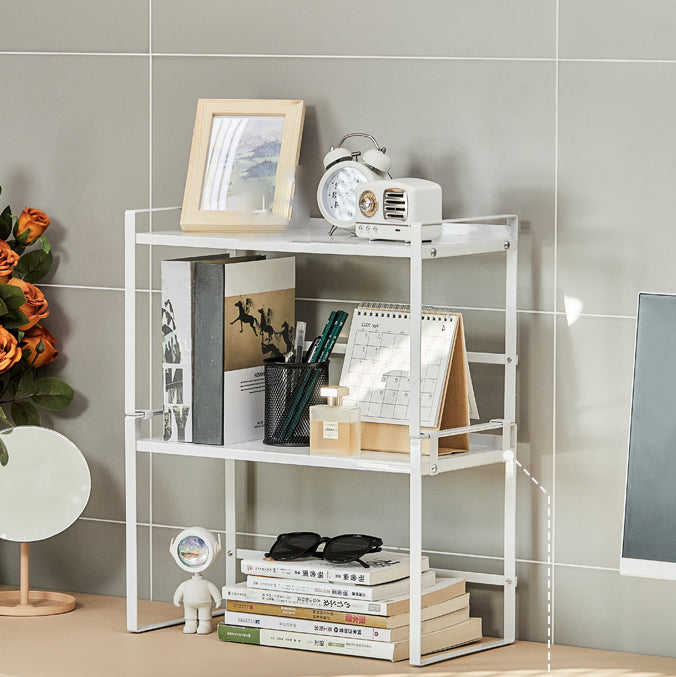 Modern Style Bookshelf Metal Open Back Bookcase for Home Office Clearhalo 'Bookcases' 'furn' 'furn_bookcases' 'Furniture' 'Office Furniture' 5389871