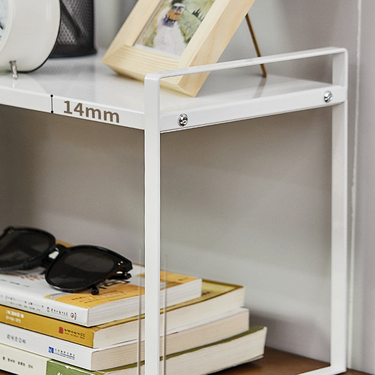 Modern Style Bookshelf Metal Open Back Bookcase for Home Office Clearhalo 'Bookcases' 'furn' 'furn_bookcases' 'Furniture' 'Office Furniture' 5389880