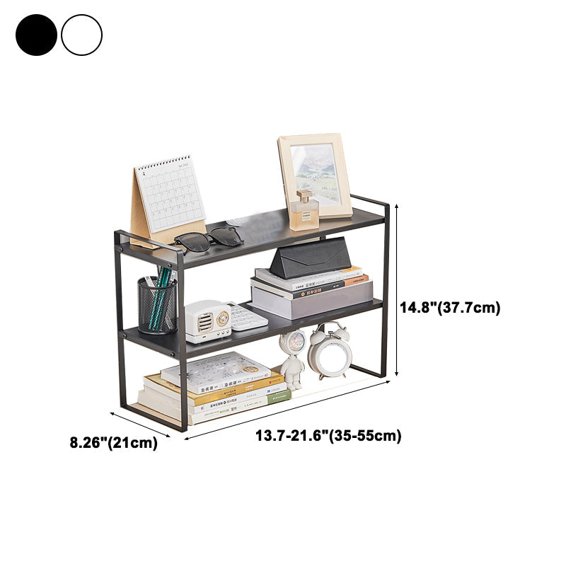 Modern Style Bookshelf Metal Open Back Bookcase for Home Office Clearhalo 'Bookcases' 'furn' 'furn_bookcases' 'Furniture' 'Office Furniture' 5389883