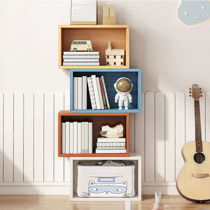 Contemporary Engineer Wood Bookshelf Closed Back Bookcase,17.7"L x 6.7"W x 11.8"H Clearhalo 'Bookcases' 'furn' 'furn_bookcases' 'Furniture' 'Office Furniture' 5389897