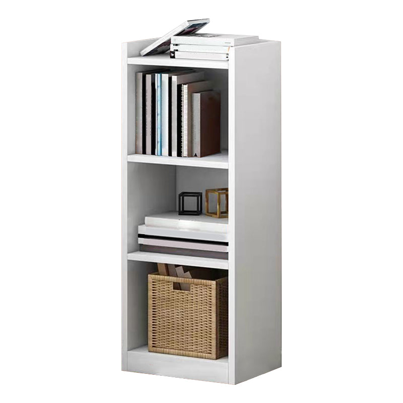 Contemporary Engineered Wood Bookcase, Geometric Bookshelf for Bedroom