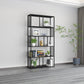 Scandinave Rectangle Bibshelf Office Metal Etagere Bibliothèque