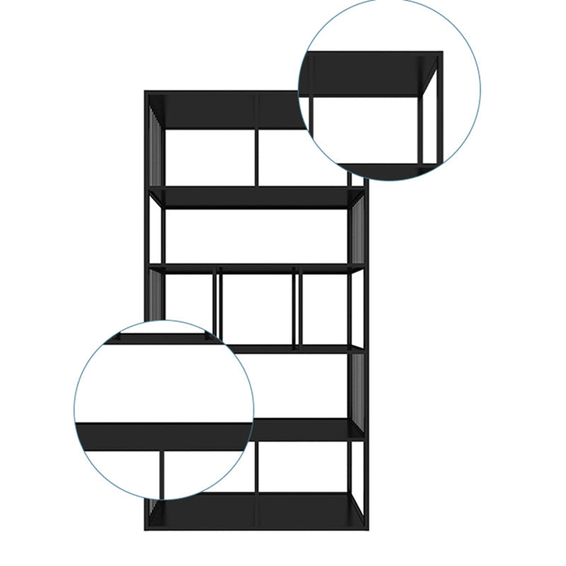 Scandinave Rectangle Bibshelf Office Metal Etagere Bibliothèque