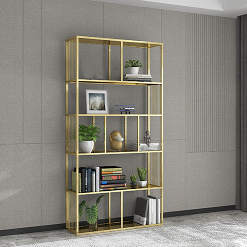 Scandinave Rectangle Bibshelf Office Metal Etagere Bibliothèque