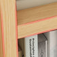 Contemporary Wood Bookcase, Geometric Bookshelf for Living Room Clearhalo 'Bookcases' 'furn' 'furn_bookcases' 'Furniture' 'Office Furniture' 5389997