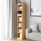 Contemporary Wood Bookcase, Geometric Bookshelf for Living Room 12.9"L x 11.8"W x 70.9"H Wood Clearhalo 'Bookcases' 'furn' 'furn_bookcases' 'Furniture' 'Office Furniture' 5389998