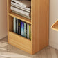 Contemporary Wood Bookcase, Geometric Bookshelf for Living Room Clearhalo 'Bookcases' 'furn' 'furn_bookcases' 'Furniture' 'Office Furniture' 5390002