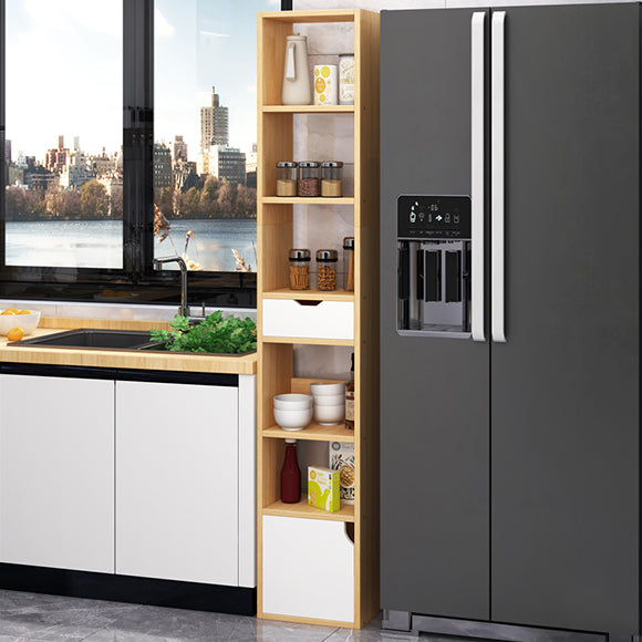 Contemporary Wood Bookcase, Geometric Bookshelf for Living Room Clearhalo 'Bookcases' 'furn' 'furn_bookcases' 'Furniture' 'Office Furniture' 5390003