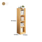 Contemporary Wood Bookcase, Geometric Bookshelf for Living Room Clearhalo 'Bookcases' 'furn' 'furn_bookcases' 'Furniture' 'Office Furniture' 5390016