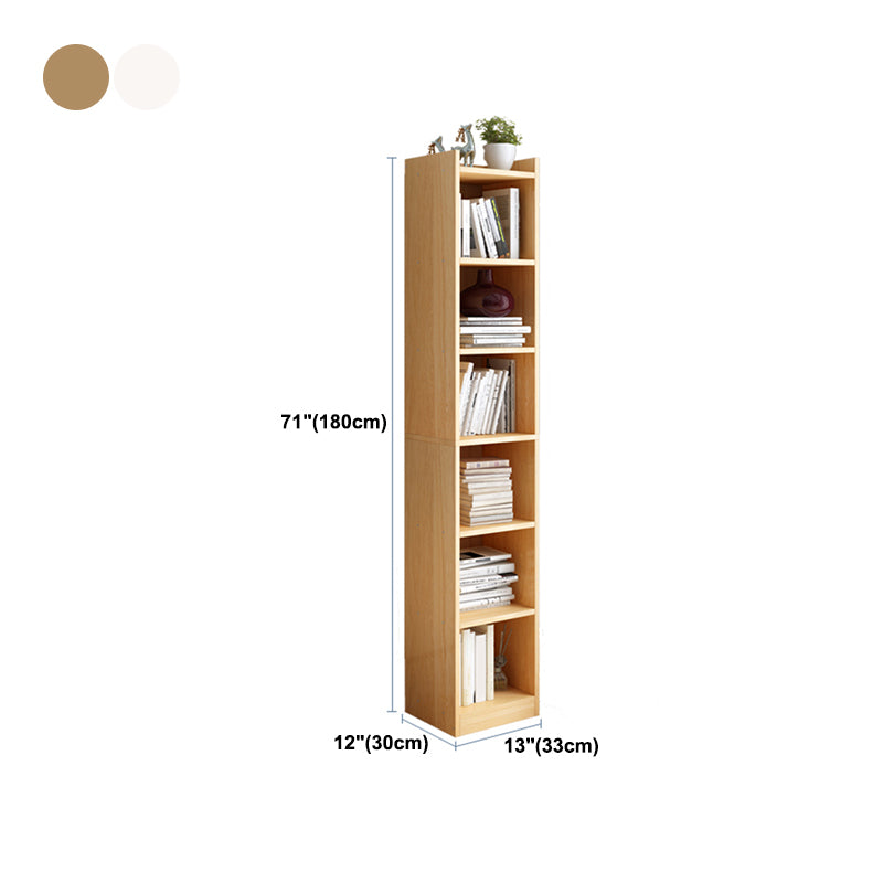 Contemporary Wood Bookcase, Geometric Bookshelf for Living Room Clearhalo 'Bookcases' 'furn' 'furn_bookcases' 'Furniture' 'Office Furniture' 5390018