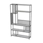 Nordic Metal Storage Bookshelf Rectangle Bookcase for Home Office Clearhalo 'Bookcases' 'furn' 'furn_bookcases' 'Furniture' 'Office Furniture' 5390026