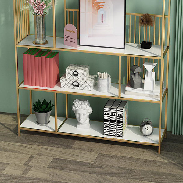 Nordic Metal Storage Bookshelf Rectangle Bookcase for Home Office Clearhalo 'Bookcases' 'furn' 'furn_bookcases' 'Furniture' 'Office Furniture' 5390028