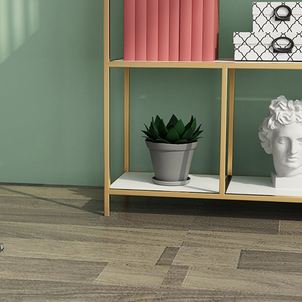 Nordic Metal Storage Bookshelf Rectangle Bookcase for Home Office Clearhalo 'Bookcases' 'furn' 'furn_bookcases' 'Furniture' 'Office Furniture' 5390030