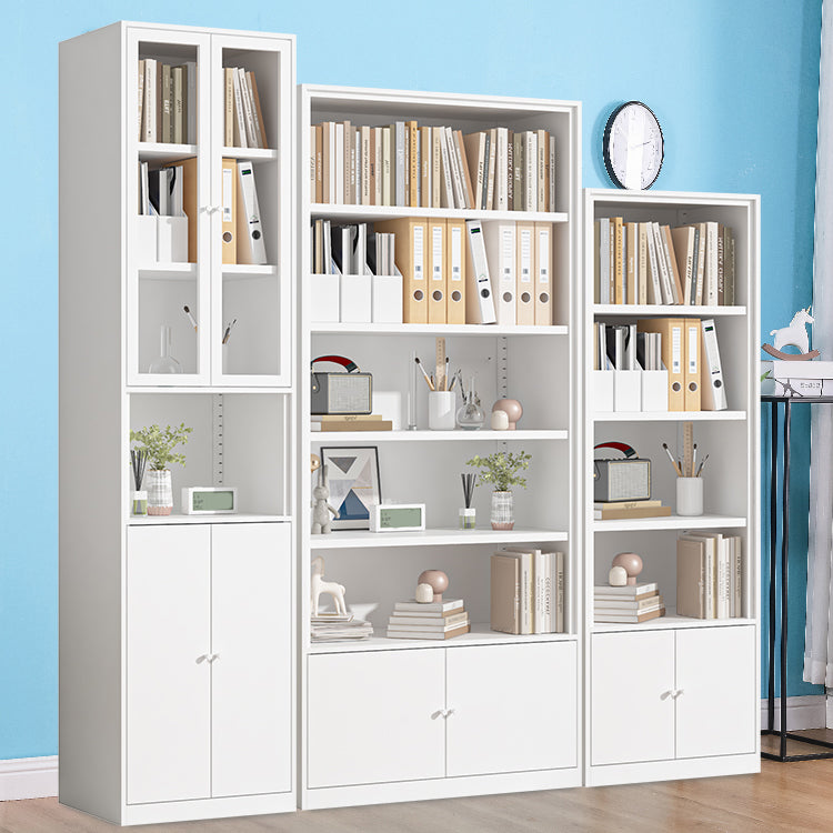 Closed Standard Bookshelf Modern Door Home Study Living Room Bookcase Clearhalo 'Bookcases' 'furn' 'furn_bookcases' 'Furniture' 'Office Furniture' 5390037