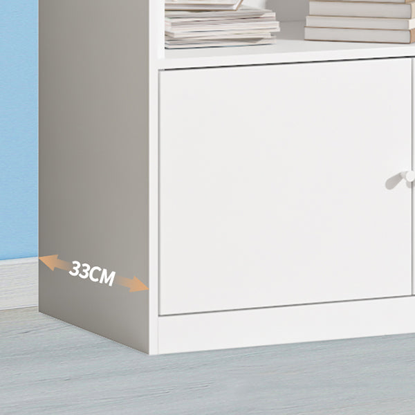 Closed Standard Bookshelf Modern Door Home Study Living Room Bookcase Clearhalo 'Bookcases' 'furn' 'furn_bookcases' 'Furniture' 'Office Furniture' 5390052