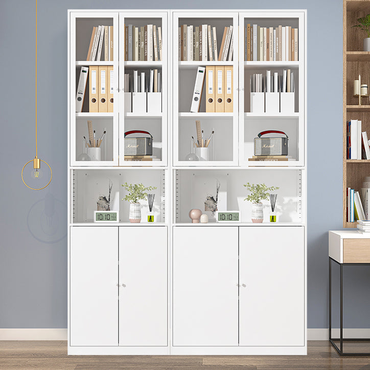 Closed Standard Bookshelf Modern Door Home Study Living Room Bookcase Clearhalo 'Bookcases' 'furn' 'furn_bookcases' 'Furniture' 'Office Furniture' 5390055