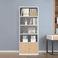 Closed Standard Bookshelf Modern Door Home Study Living Room Bookcase Clearhalo 'Bookcases' 'furn' 'furn_bookcases' 'Furniture' 'Office Furniture' 5390058