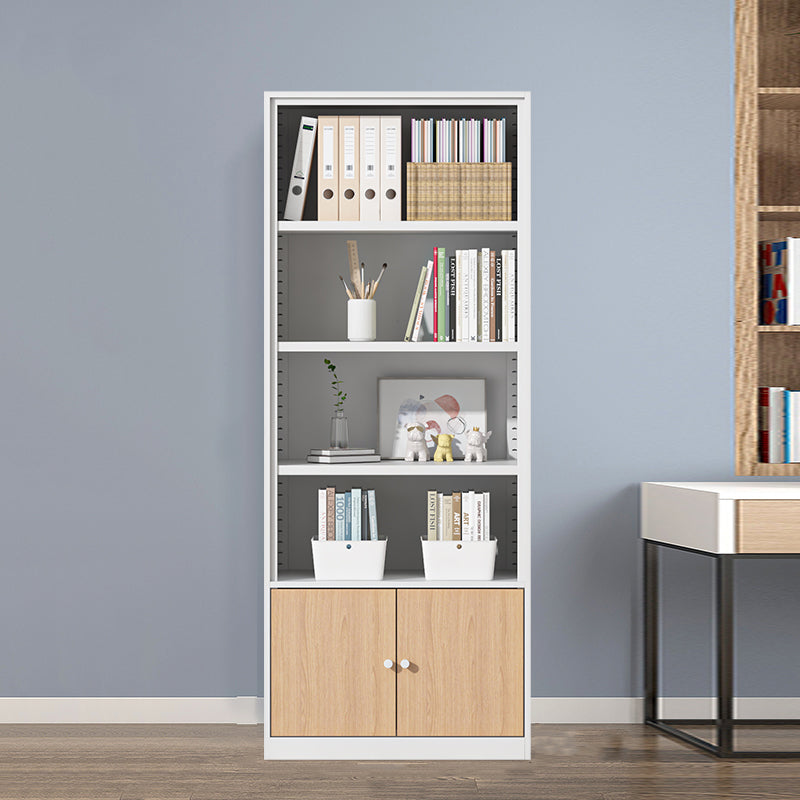 Closed Standard Bookshelf Modern Door Home Study Living Room Bookcase Clearhalo 'Bookcases' 'furn' 'furn_bookcases' 'Furniture' 'Office Furniture' 5390058