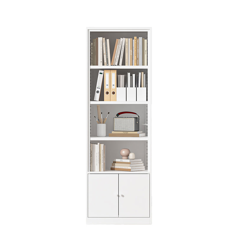 Closed Standard Bookshelf Modern Door Home Study Living Room Bookcase 19.7"L x 12.9"W x 59"H White Clearhalo 'Bookcases' 'furn' 'furn_bookcases' 'Furniture' 'Office Furniture' 5390067