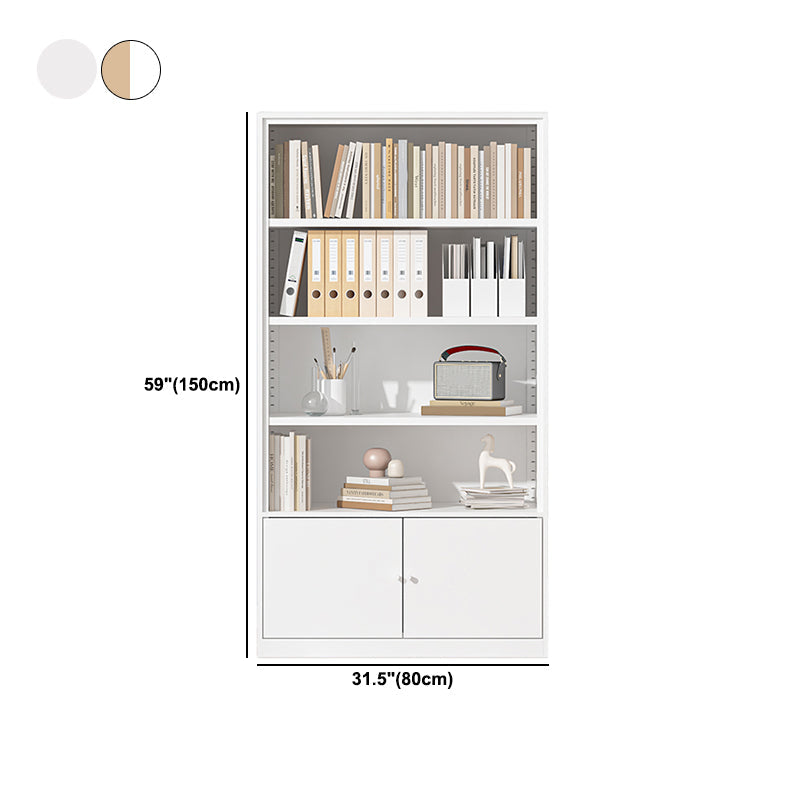 Closed Standard Bookshelf Modern Door Home Study Living Room Bookcase Clearhalo 'Bookcases' 'furn' 'furn_bookcases' 'Furniture' 'Office Furniture' 5390076