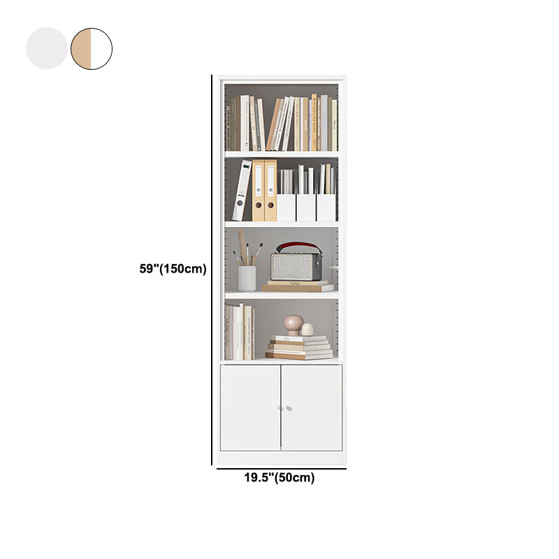 Closed Standard Bookshelf Modern Door Home Study Living Room Bookcase Clearhalo 'Bookcases' 'furn' 'furn_bookcases' 'Furniture' 'Office Furniture' 5390079