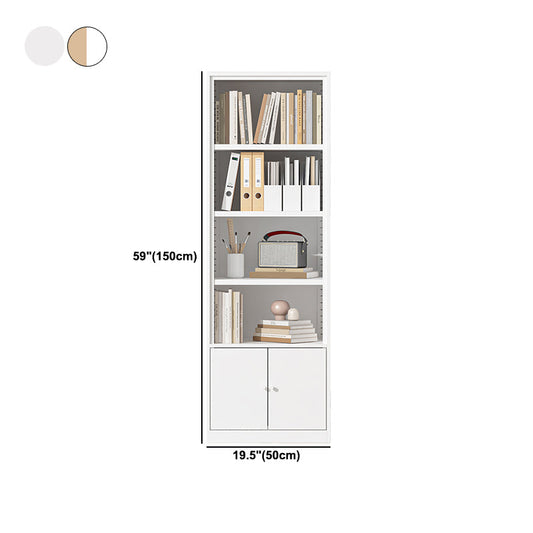 Closed Standard Bookshelf Modern Door Home Study Living Room Bookcase Clearhalo 'Bookcases' 'furn' 'furn_bookcases' 'Furniture' 'Office Furniture' 5390079