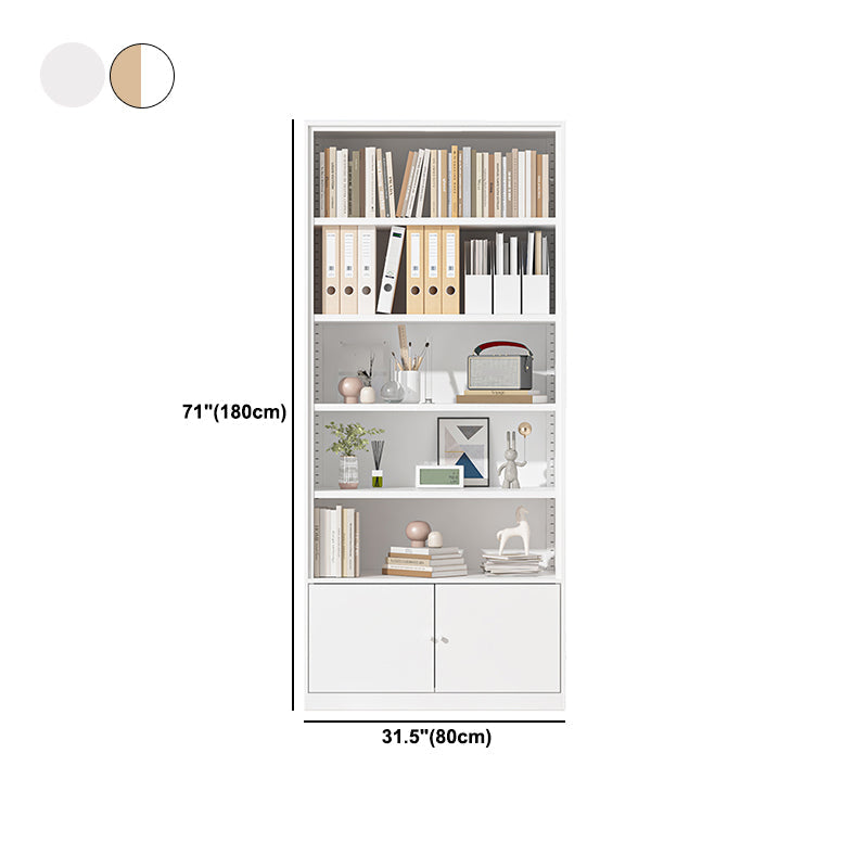 Closed Standard Bookshelf Modern Door Home Study Living Room Bookcase Clearhalo 'Bookcases' 'furn' 'furn_bookcases' 'Furniture' 'Office Furniture' 5390084