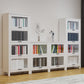 Modern Solid Wood Bookcase, Door Bookshelf for Any Room, 24" L X 12" W