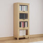 Modern Solid Wood Bookcase, Door Bookshelf for Any Room, 24" L X 12" W