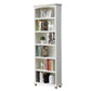 Scandinavian Wood Bookshelf Home Office Closed Back Bookcase 23.6"L x 11.8"W x 70.9"H White Drawer Not Included Clearhalo 'Bookcases' 'furn' 'furn_bookcases' 'Furniture' 'Office Furniture' 5390166