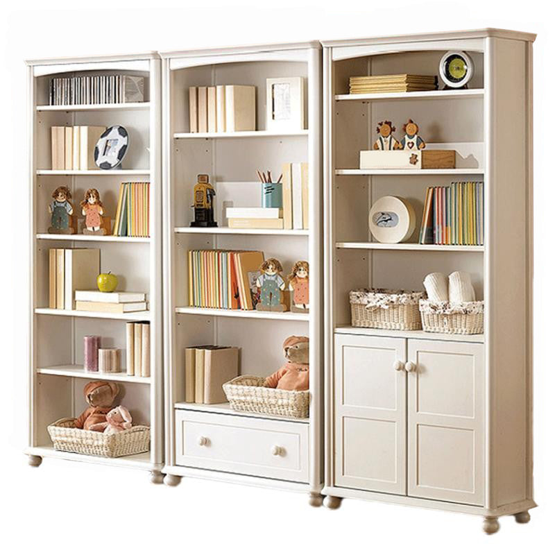 Scandinavian Wood Bookshelf Home Office Closed Back Bookcase Clearhalo 'Bookcases' 'furn' 'furn_bookcases' 'Furniture' 'Office Furniture' 5390167