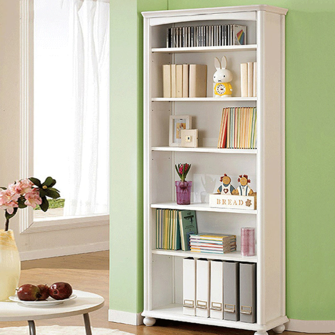 Scandinavian Wood Bookshelf Home Office Closed Back Bookcase Clearhalo 'Bookcases' 'furn' 'furn_bookcases' 'Furniture' 'Office Furniture' 5390178