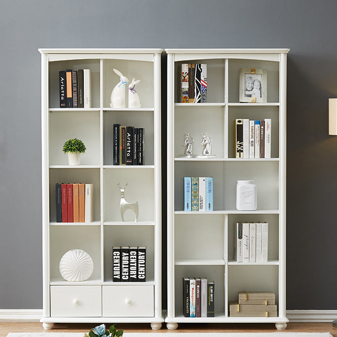 Scandinavian Wood Bookshelf Home Office Closed Back Bookcase Clearhalo 'Bookcases' 'furn' 'furn_bookcases' 'Furniture' 'Office Furniture' 5390183