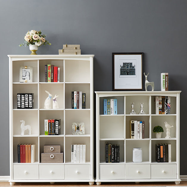 Scandinavian Wood Bookshelf Home Office Closed Back Bookcase Clearhalo 'Bookcases' 'furn' 'furn_bookcases' 'Furniture' 'Office Furniture' 5390186