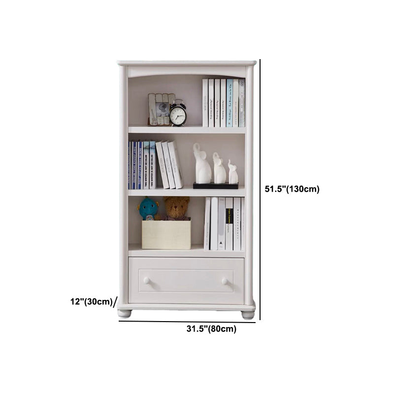 Scandinavian Wood Bookshelf Home Office Closed Back Bookcase Clearhalo 'Bookcases' 'furn' 'furn_bookcases' 'Furniture' 'Office Furniture' 5390195
