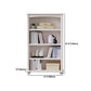 Scandinavian Wood Bookshelf Home Office Closed Back Bookcase Clearhalo 'Bookcases' 'furn' 'furn_bookcases' 'Furniture' 'Office Furniture' 5390196