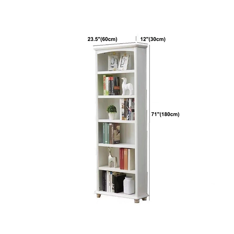 Scandinavian Wood Bookshelf Home Office Closed Back Bookcase Clearhalo 'Bookcases' 'furn' 'furn_bookcases' 'Furniture' 'Office Furniture' 5390201